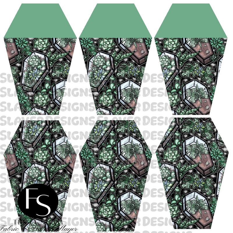 COFFINPOUCH03 - Cut and Sew Square Pouch  FABRICSLAYER - Preorder