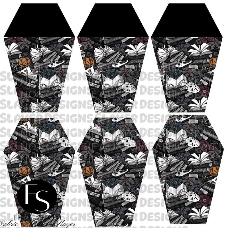 COFFINPOUCH04 - Cut and Sew Square Pouch  FABRICSLAYER - Preorder