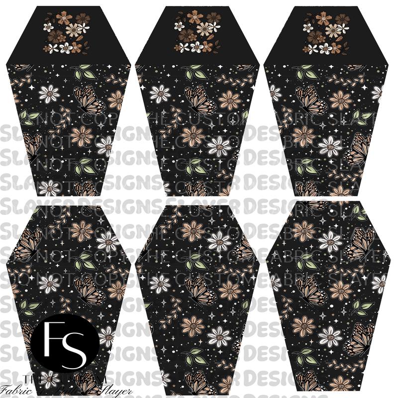 COFFINPOUCH07 - Cut and Sew Square Pouch  FABRICSLAYER - Preorder