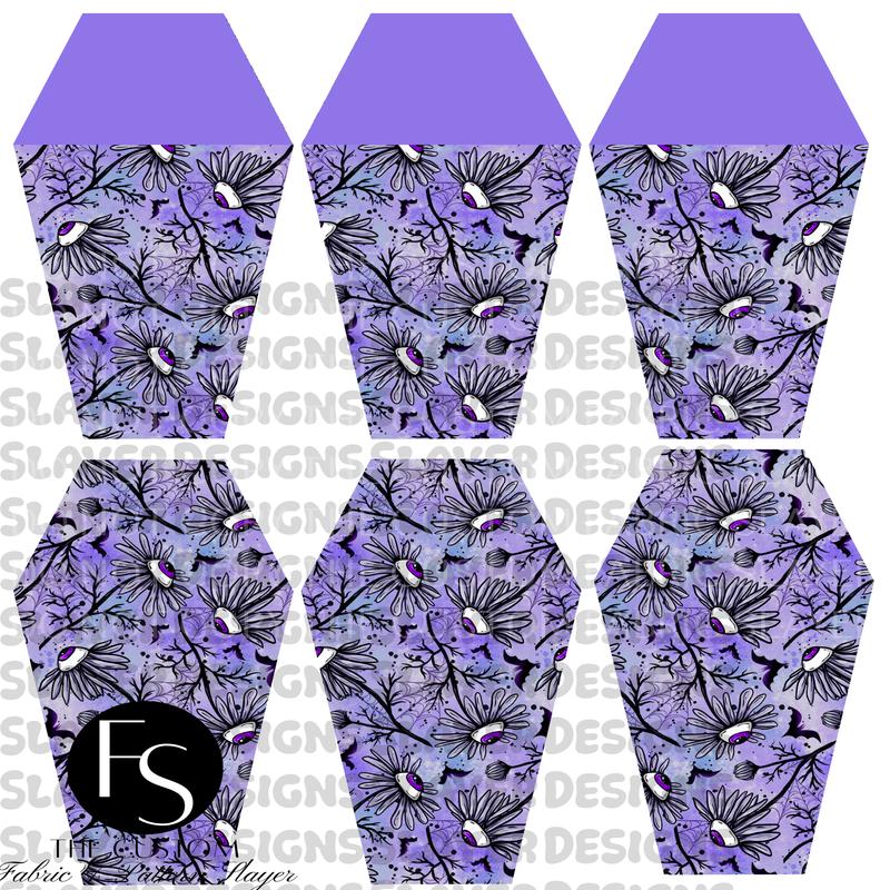 COFFINPOUCH09 - Cut and Sew Square Pouch  FABRICSLAYER - Preorder