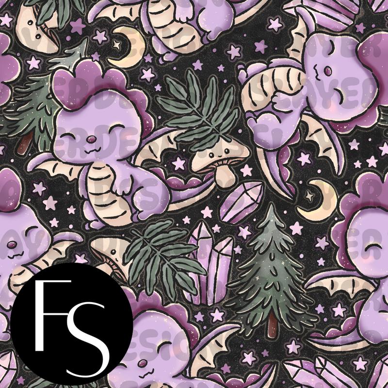 Cottagecore Dragons A  - LYSSDOODLES