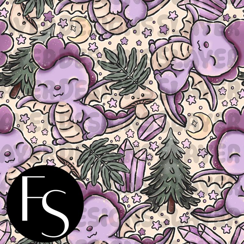 Cottagecore Dragons B  - LYSSDOODLES