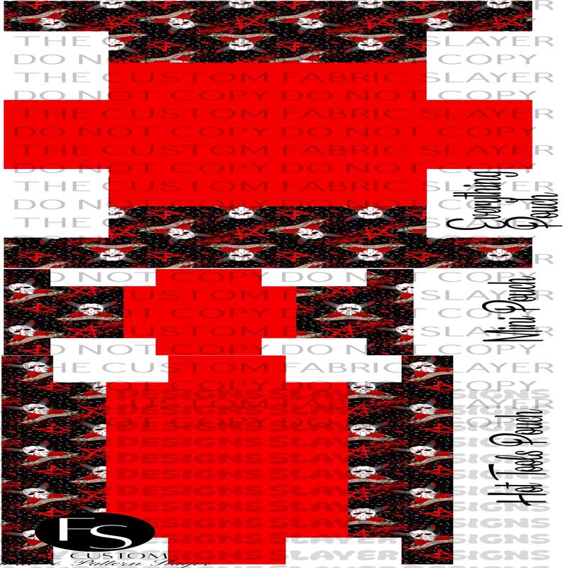 BOXYSET027 - Cut and Sew Boxy Pouch  FABRICSLAYER - Preorder