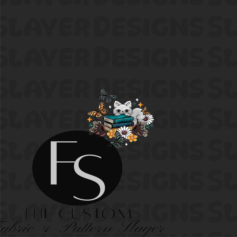 Bookish Gardens B-2 - LYSSDOODLES Panel