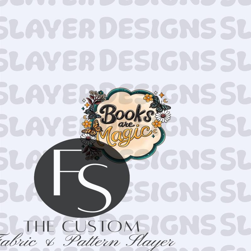 Bookish Gardens C-1 - LYSSDOODLES Panel