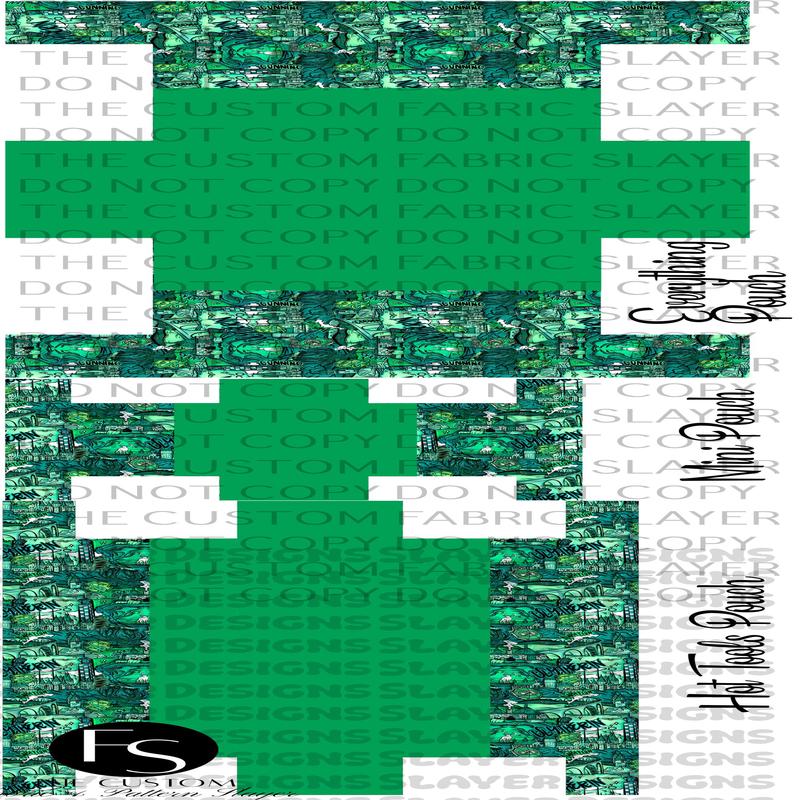 BOXYSET002- Cut and Sew Boxy Pouch  FABRICSLAYER - Preorder