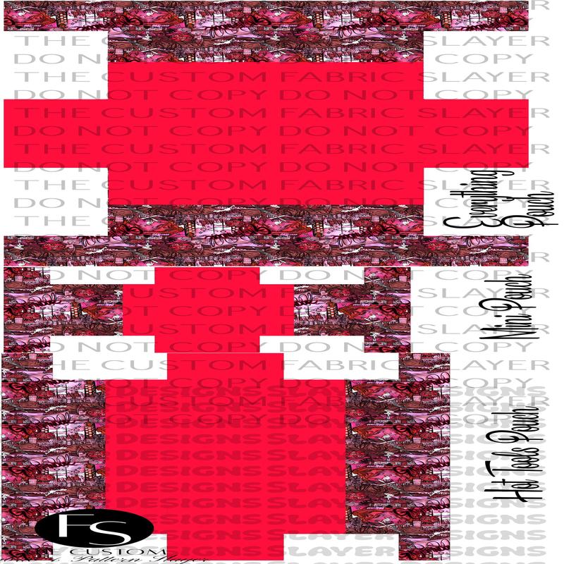 BOXYSET004 - Cut and Sew Boxy Pouch  FABRICSLAYER - Preorder