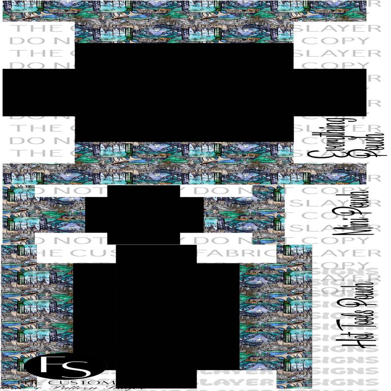 BOXYSET005 - Cut and Sew Boxy Pouch  FABRICSLAYER - Preorder