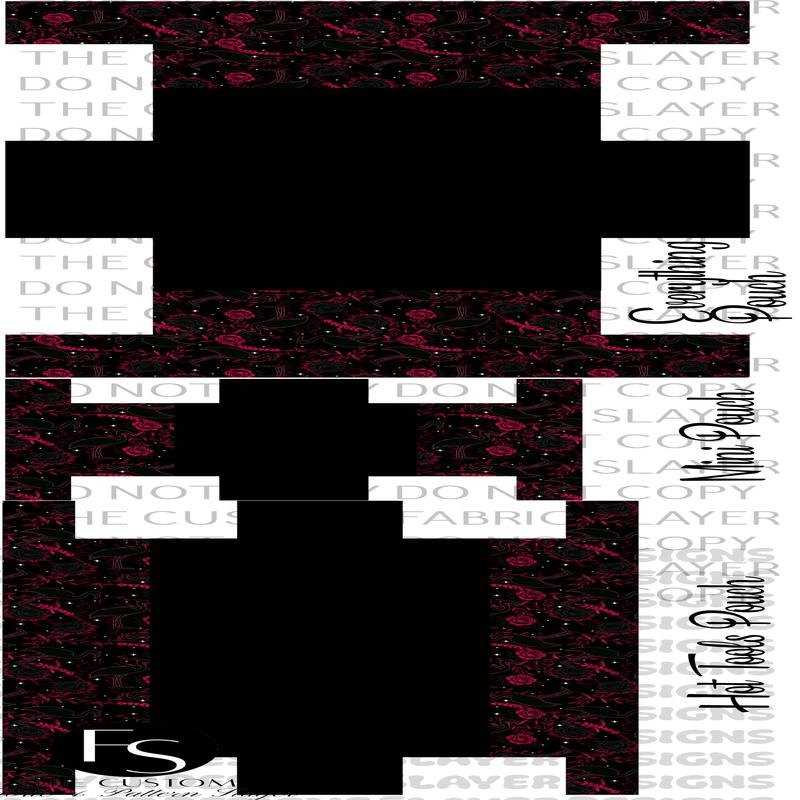 BOXYSET006 - Cut and Sew Boxy Pouch  FABRICSLAYER - Preorder