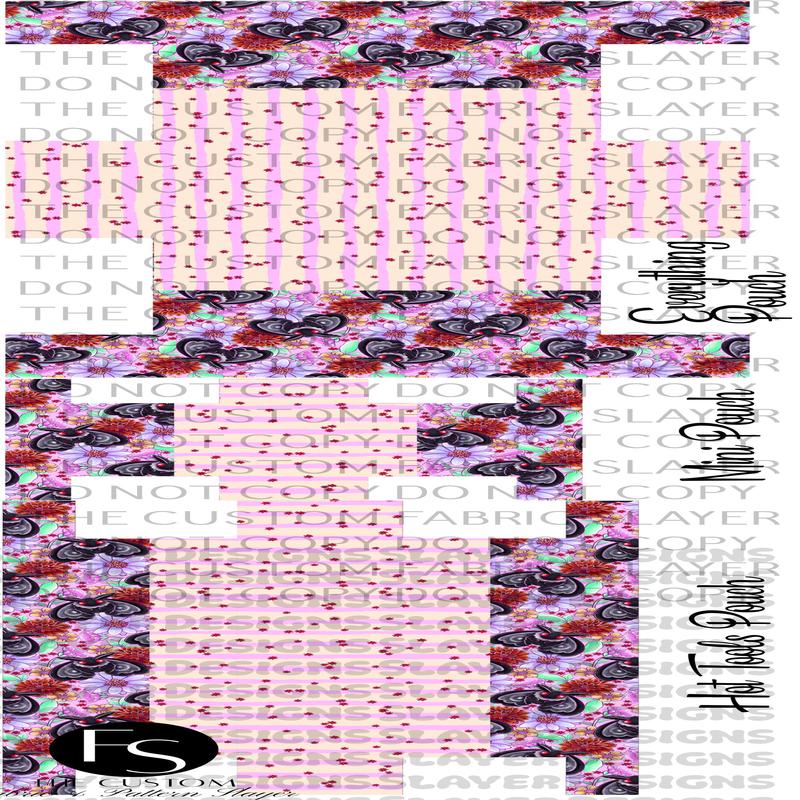 BOXYSET008 - Cut and Sew Boxy Pouch  FABRICSLAYER - Preorder