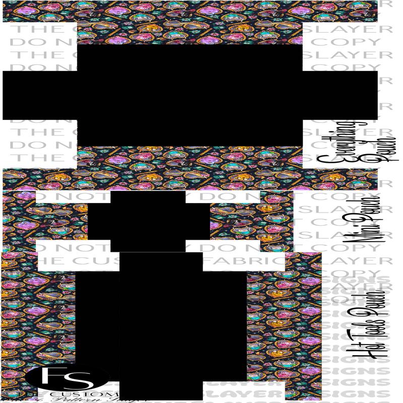 BOXYSET009 - Cut and Sew Boxy Pouch  FABRICSLAYER - Preorder