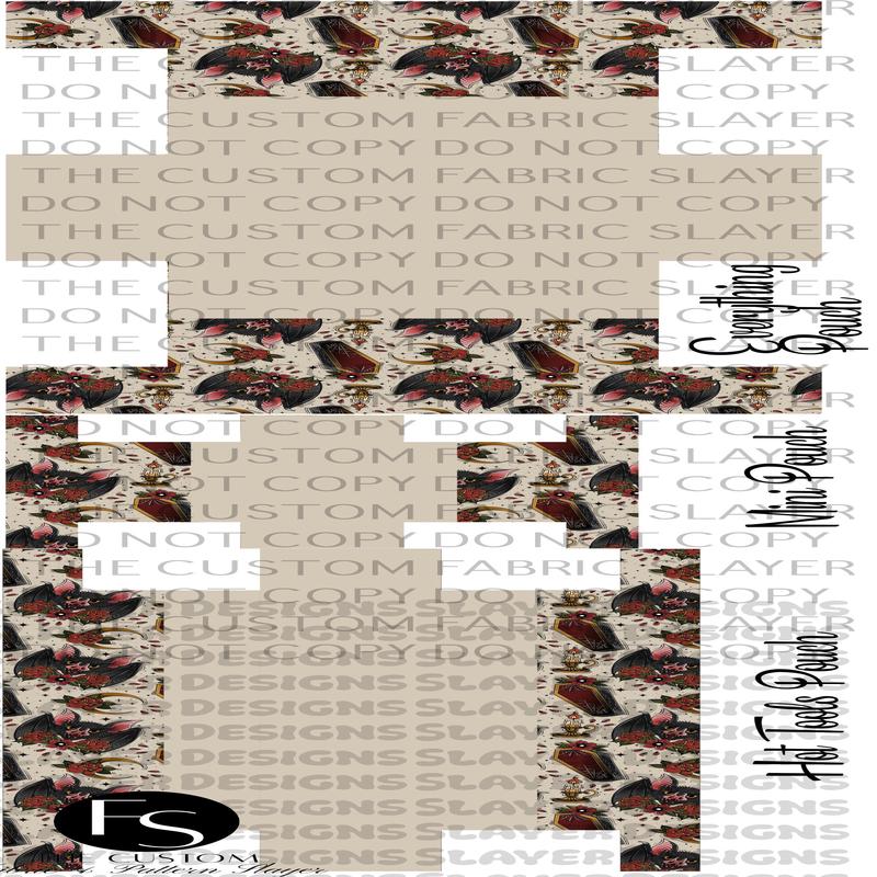 BOXYSET012 - Cut and Sew Boxy Pouch  FABRICSLAYER - Preorder