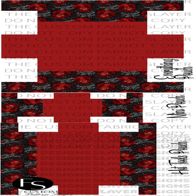 BOXYSET013 - Cut and Sew Boxy Pouch  FABRICSLAYER - Preorder