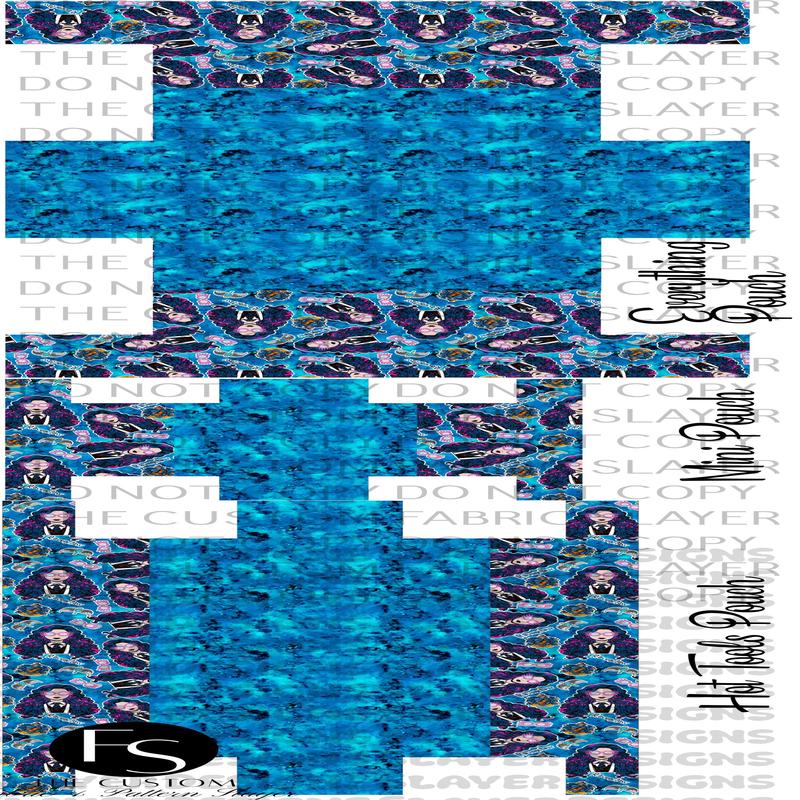 BOXYSET015 - Cut and Sew Boxy Pouch  FABRICSLAYER - Preorder