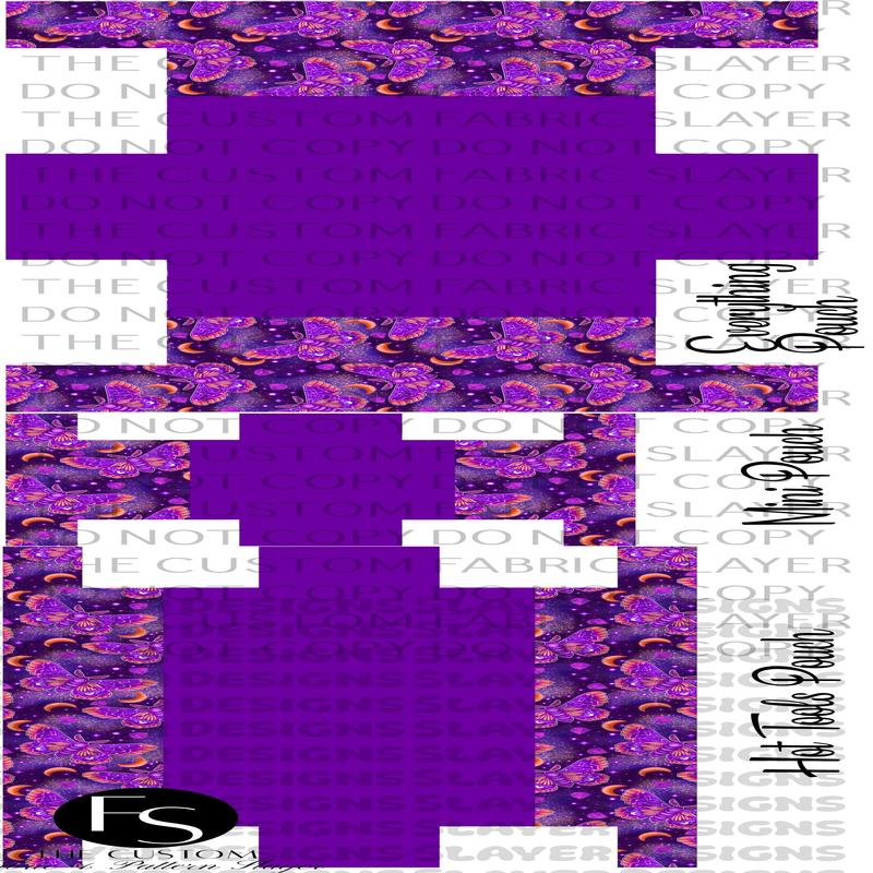 BOXYSET017 - Cut and Sew Boxy Pouch  FABRICSLAYER - Preorder