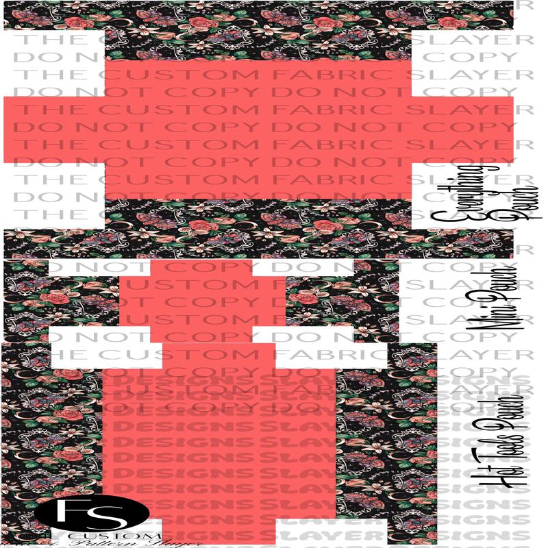 BOXYSET019 - Cut and Sew Boxy Pouch  FABRICSLAYER - Preorder