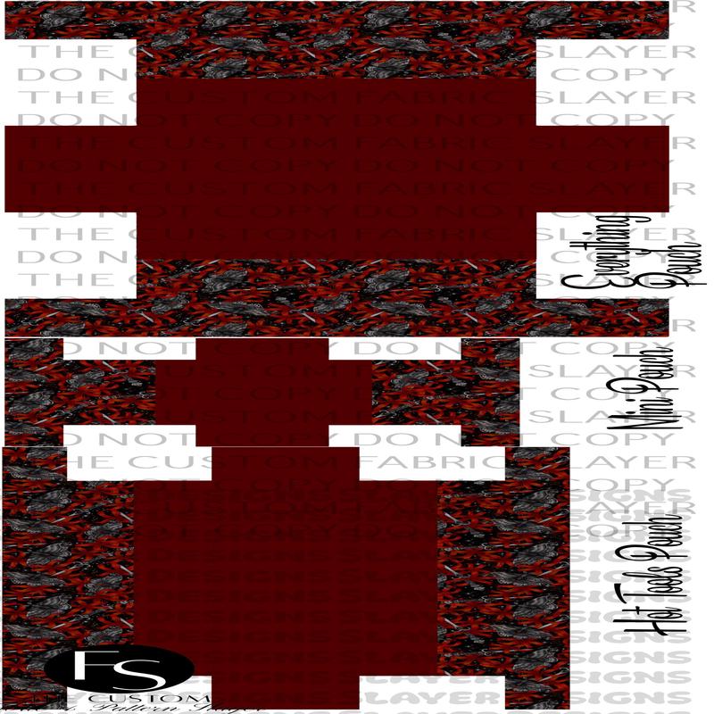 BOXYSET020 - Cut and Sew Boxy Pouch  FABRICSLAYER - Preorder