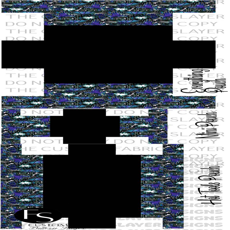 BOXYSET021 - Cut and Sew Boxy Pouch  FABRICSLAYER - Preorder