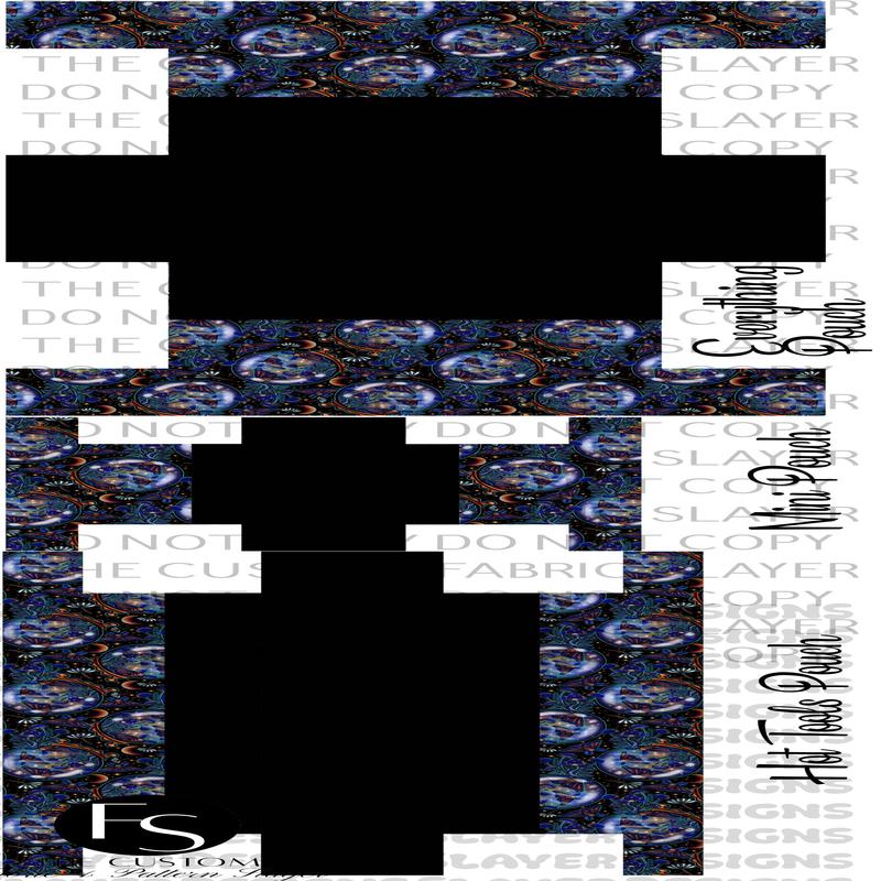 BOXYSET022 - Cut and Sew Boxy Pouch  FABRICSLAYER - Preorder