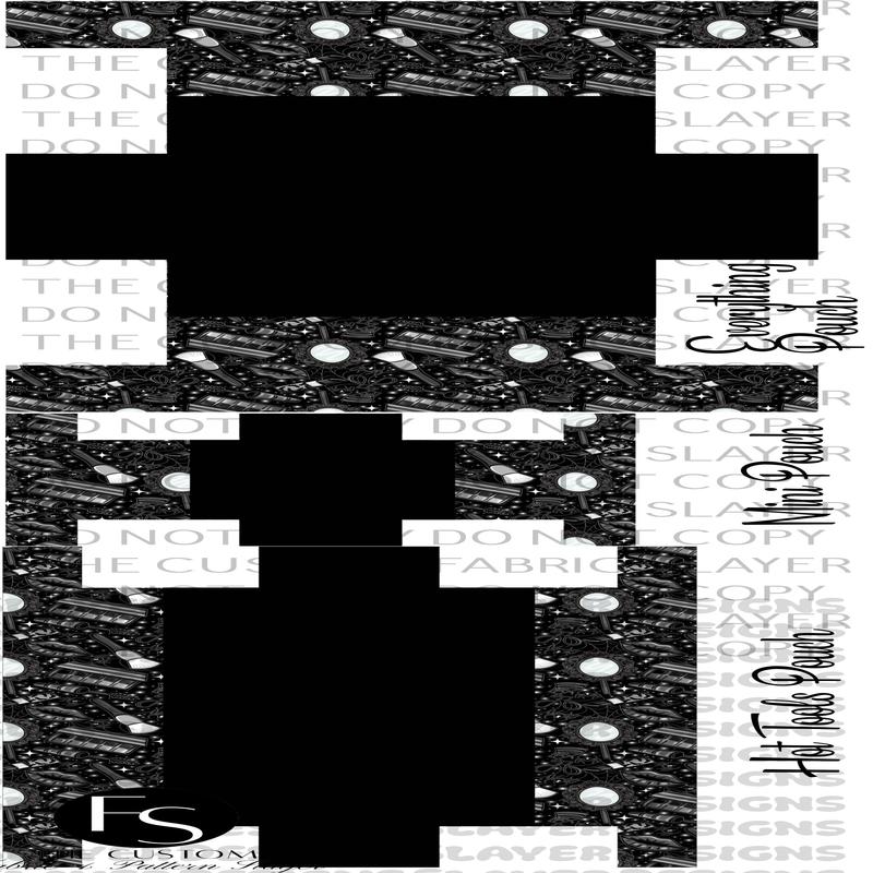 BOXYSET024 - Cut and Sew Boxy Pouch  FABRICSLAYER - Preorder