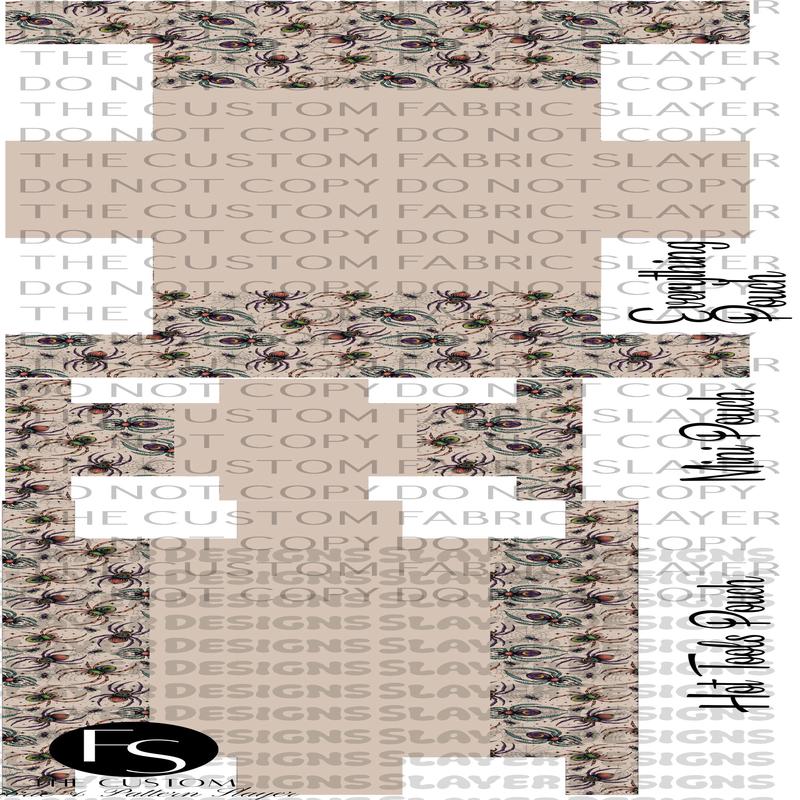 BOXYSET025 - Cut and Sew Boxy Pouch  FABRICSLAYER - Preorder