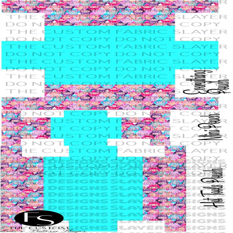 BOXYSET026 - Cut and Sew Boxy Pouch  FABRICSLAYER - Preorder