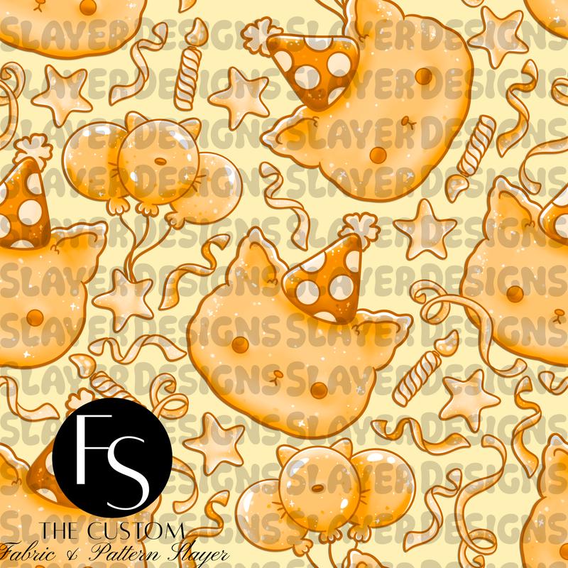 Birthday Cats B - LYSSDOODLES