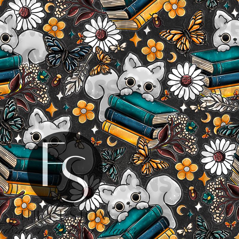 Bookish Garden A - LYSSDOODLES