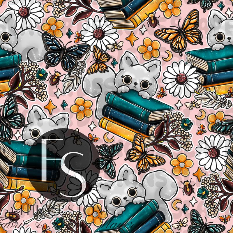 Bookish Garden B - LYSSDOODLES