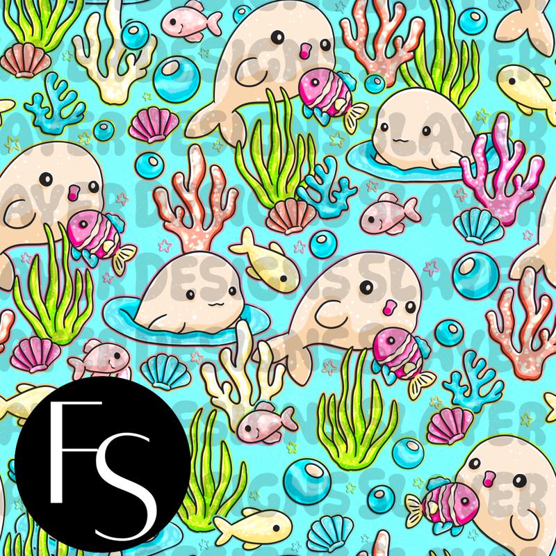 Whales C  - LYSSDOODLES