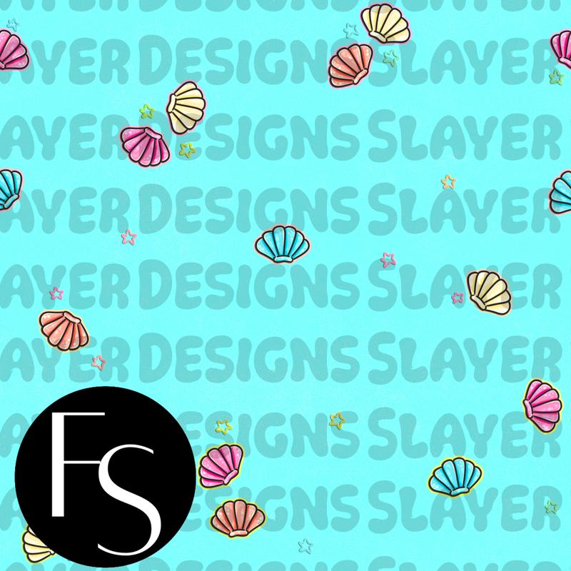 Whales Shell Coordinate C  - LYSSDOODLES