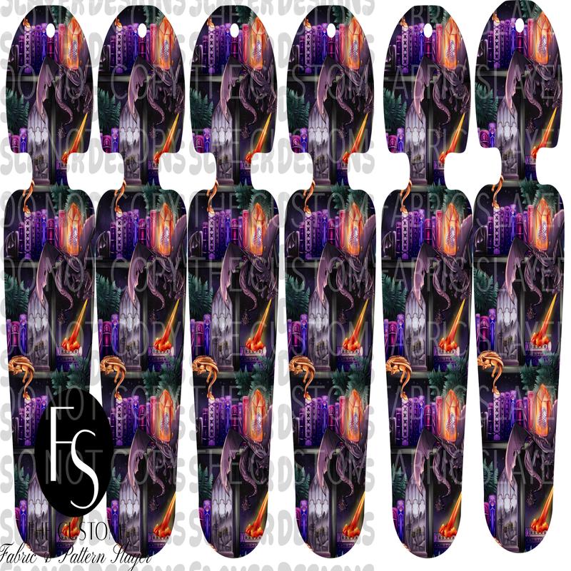 VIBRATEMARK08 - Cut and Sew Bookmarks FABRICSLAYER - Preorder