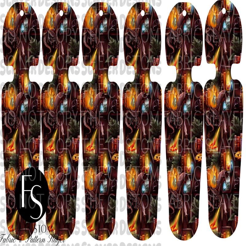 VIBRATEMARK09 - Cut and Sew Bookmarks FABRICSLAYER - Preorder