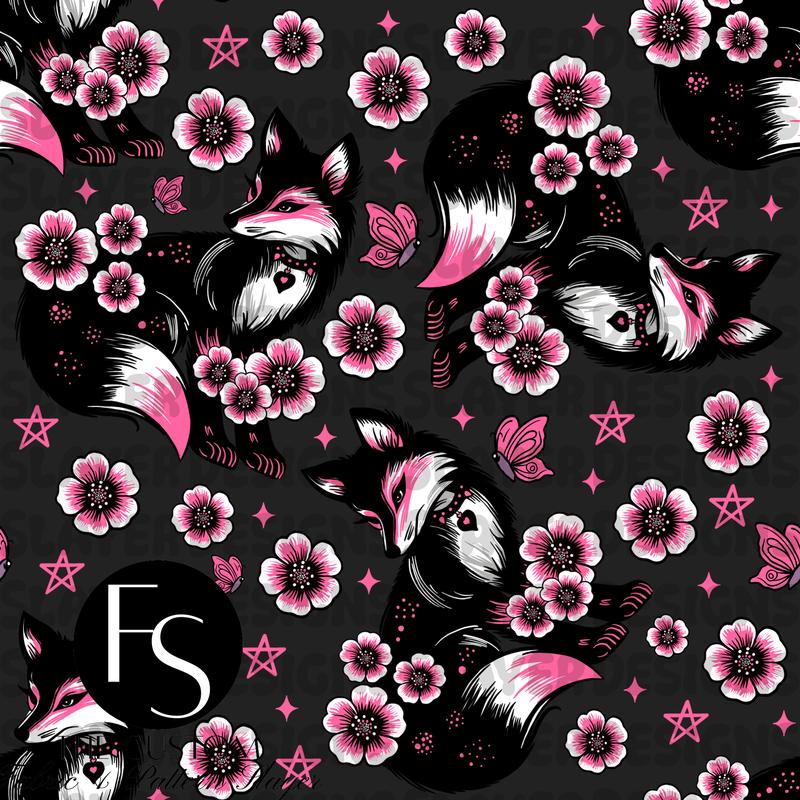 Tropical Gothic Fox -  FABRICSLAYER