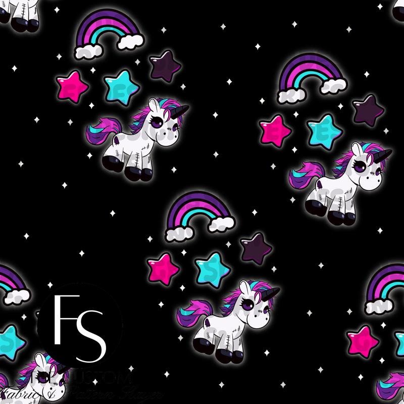 Unicorn Sad Goth Girl Coordinate -  FABRICSLAYER