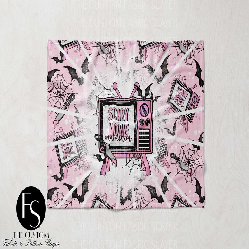 The Custom Fabric Slayer Blankets - Pastel Scary Movies - CERRASSHOP