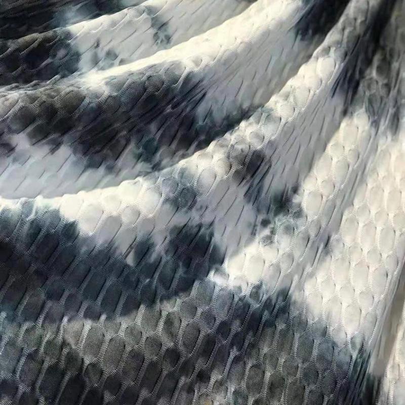 Tie Dye Honeycomb knit - RETAIL