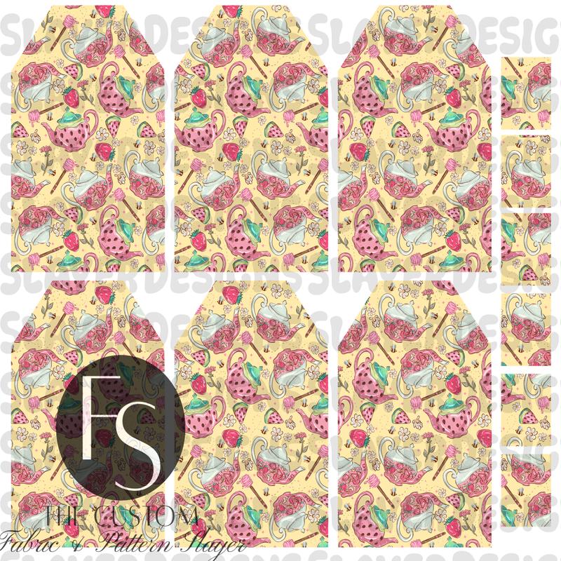 TEABAGMARK003 - Cut and Sew Bookmarks FABRICSLAYER - Preorder