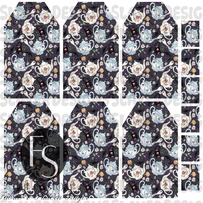 TEABAGMARK008 - Cut and Sew Bookmarks FABRICSLAYER - Preorder