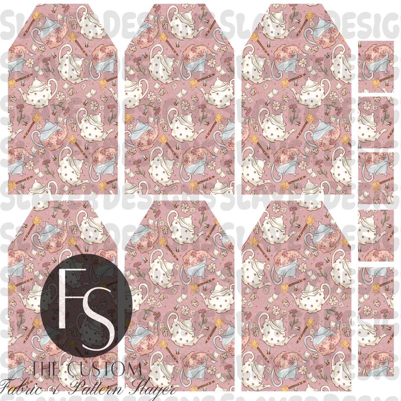 TEABAGMARK009 - Cut and Sew Bookmarks FABRICSLAYER - Preorder