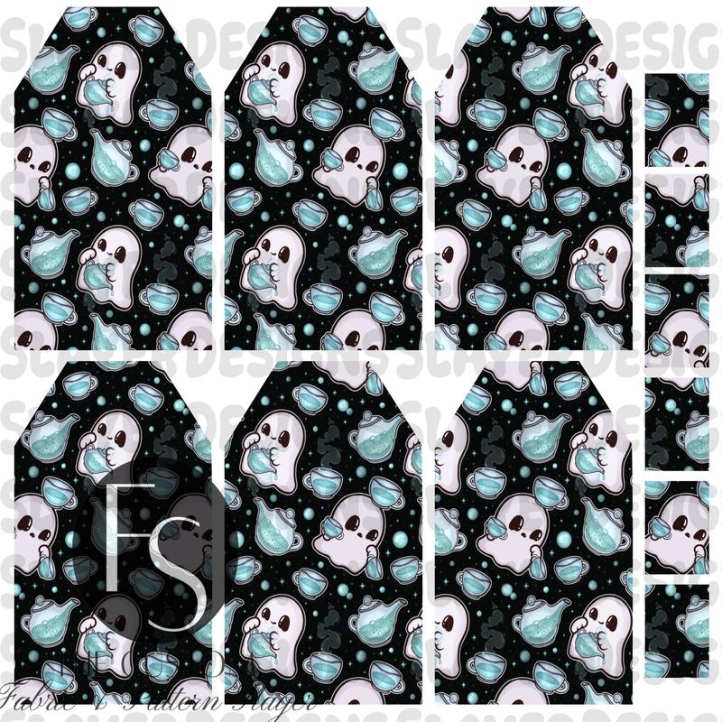 TEABAGMARK010 - Cut and Sew Bookmarks FABRICSLAYER - Preorder