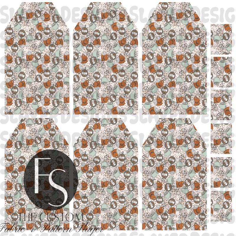 TEABAGMARK012 - Cut and Sew Bookmarks FABRICSLAYER - Preorder