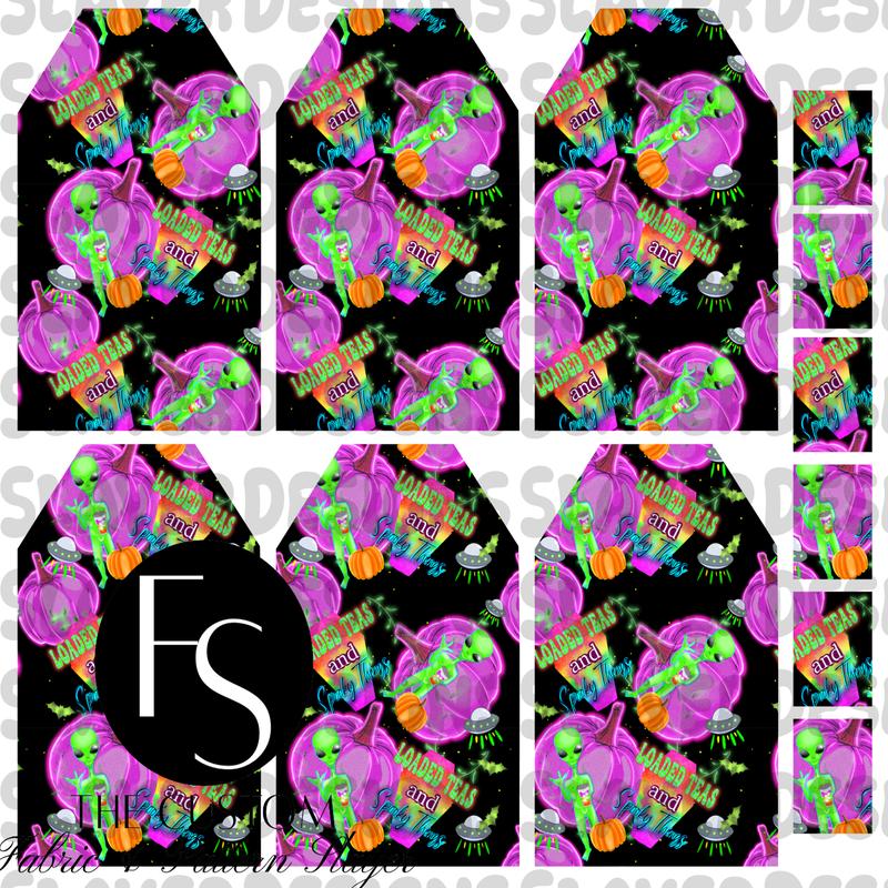 TEABAGMARK016 - Cut and Sew Bookmarks FABRICSLAYER - Preorder