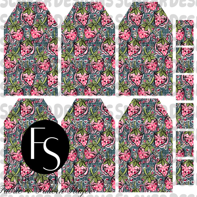 TEABAGMARK018 - Cut and Sew Bookmarks FABRICSLAYER - Preorder