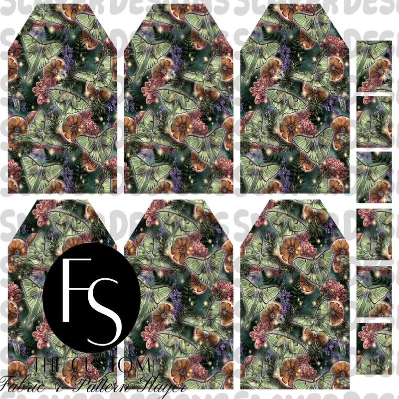 TEABAGMARK019 - Cut and Sew Bookmarks FABRICSLAYER - Preorder