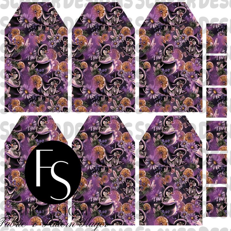 TEABAGMARK023 - Cut and Sew Bookmarks FABRICSLAYER - Preorder