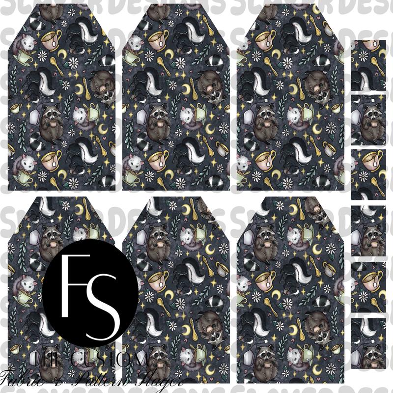 TEABAGMARK025 - Cut and Sew Bookmarks FABRICSLAYER - Preorder