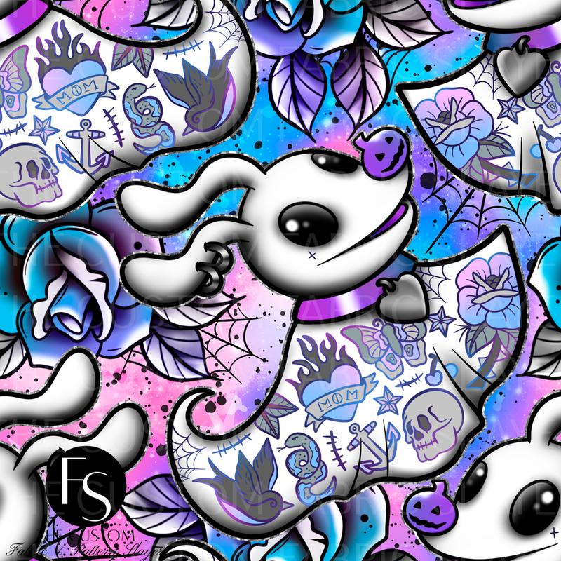 Tattoo Ghost Dog - MILKTEEF