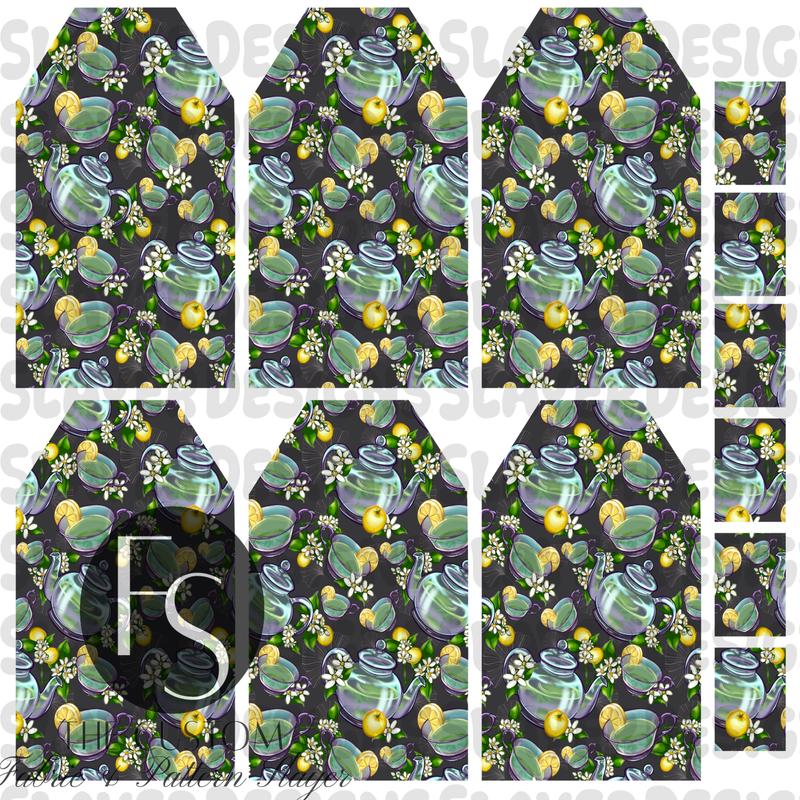 TEABAGMARK001 - Cut and Sew Bookmarks FABRICSLAYER - Preorder