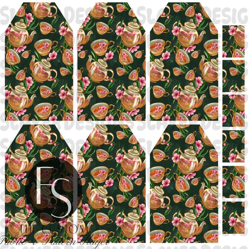 TEABAGMARK002 - Cut and Sew Bookmarks FABRICSLAYER - Preorder